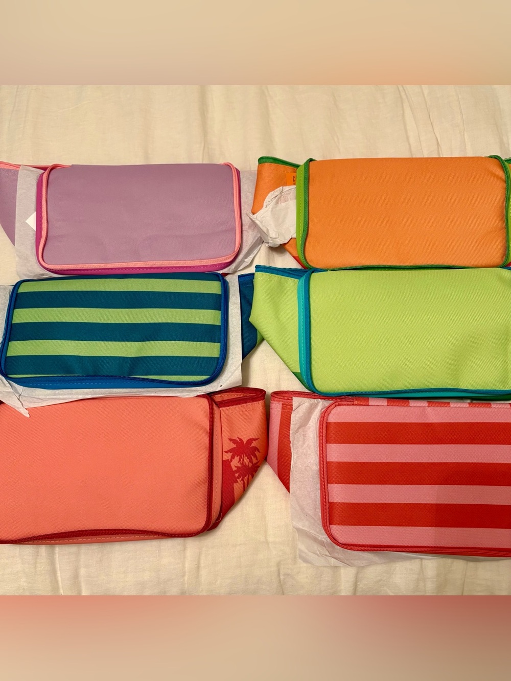 Set of Six Trader Joe’s Lunch Totes
